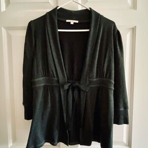 Red Haute Charcoal Gray Women's Cardigan